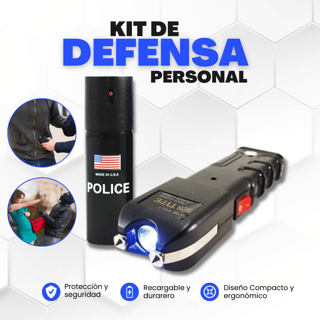 Gas Pimienta Police Usa Defensa Personal Protección Compacto