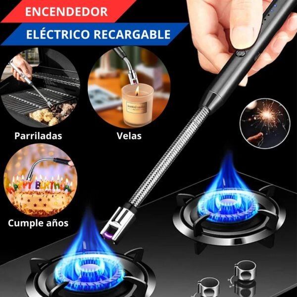 Basurero plegable + Encendedor Eléctrico Recargable - Imagen 3