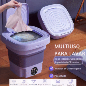 Mini Lavadora Portátil Plegable